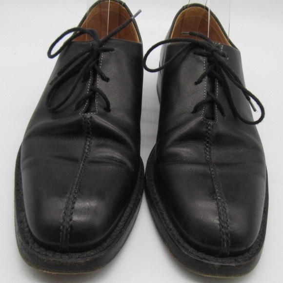 B.F. Lidfort Men\'s Black Leather Dress Shoes sz 9 main image 4